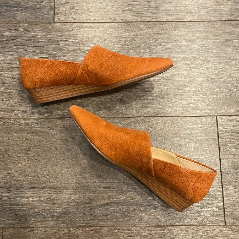 Clarks | Nubuck Rust Women's Loafers
